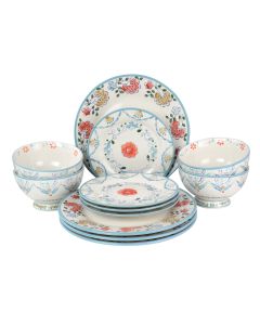 Gibson Elite Anaya 12 Piece Stoneware Dinnerware Set