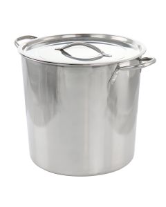 Gibson Everyday Whittington 12 Quart Stainless Steel Stock Pot with Lid