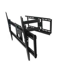 MegaMounts Full Motion Television Wall Mount with Bubble Level for 32-70 Inch Displays