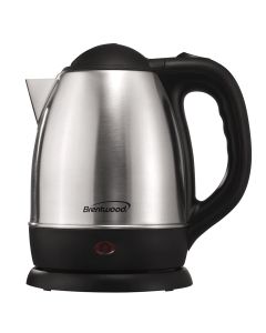 Brentwood 1.5 L Stainless Steel Electric Cordless Tea Kettle 1000W (Brushed)
