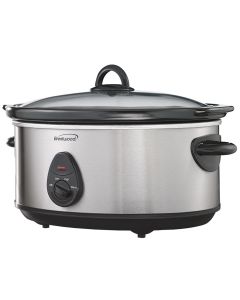 Brentwood 8.0 Quart Slow Cooker Stainless Steel