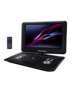Trexonic 13.3 Inch Portable TV+DVD Player with Color TFT LED Screen and USB/HD/AV Inputs