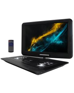 Trexonic 15.4" Portable DVD Player with TFT-LCD Screen and USB/SD/AV Inputs
